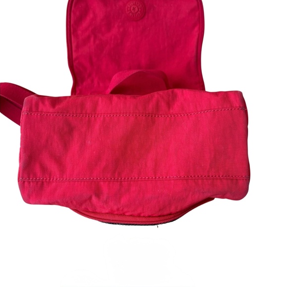 bag lunch KIPLING red nylon 8x9x5 crossbody adjustable strap insulated - Picture 7 of 13